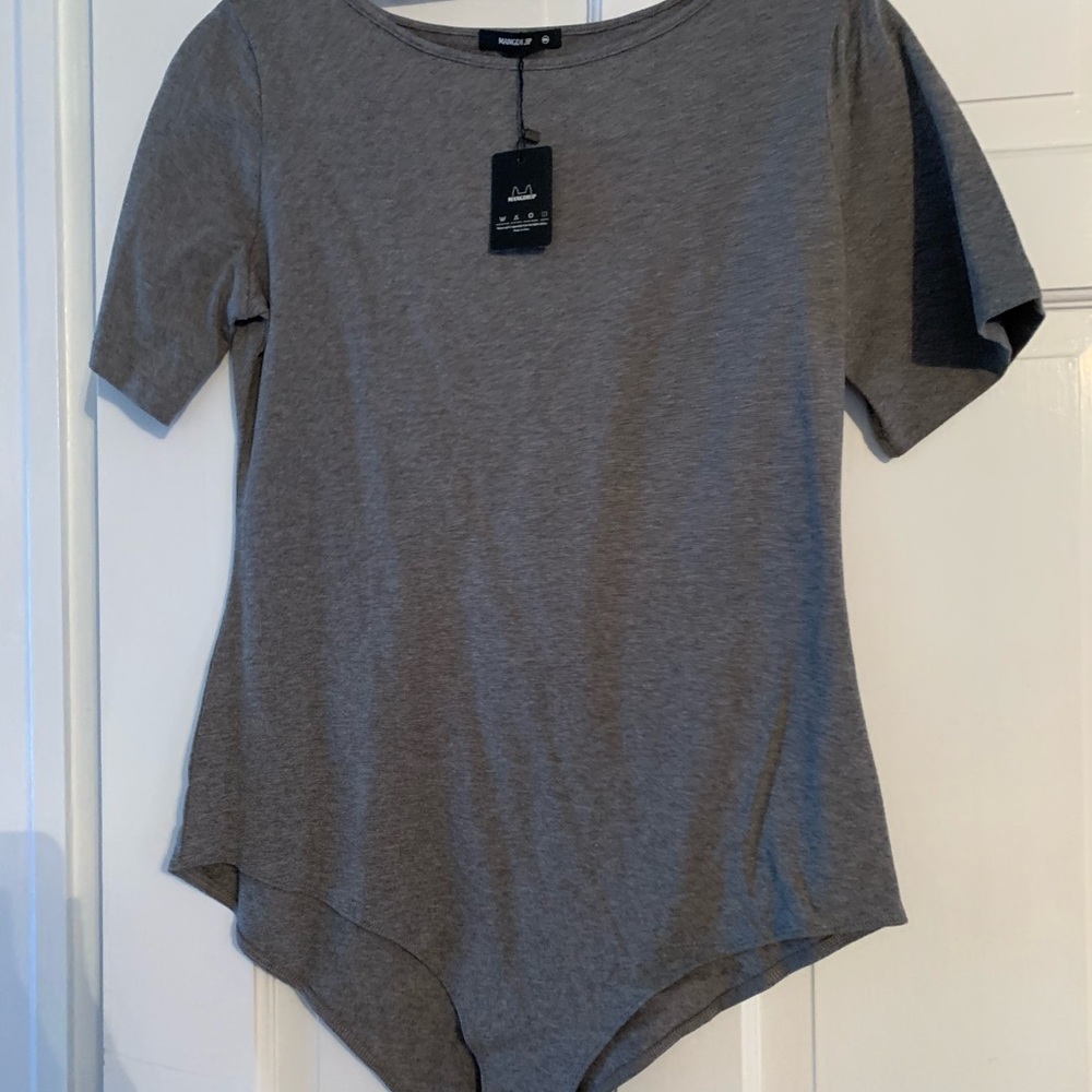NWT gray bodysuit!!